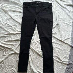 Express mid-rise skinny jeans